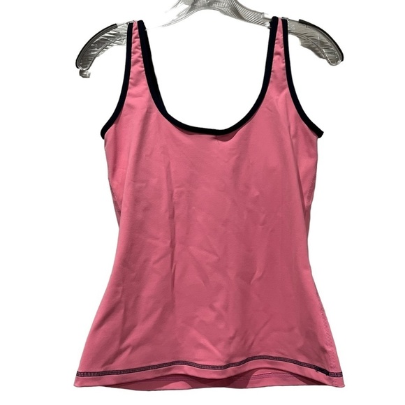 Boden 2 Pink Purple Built in Bra Workout Active Tank Top B - Picture 2 of 4